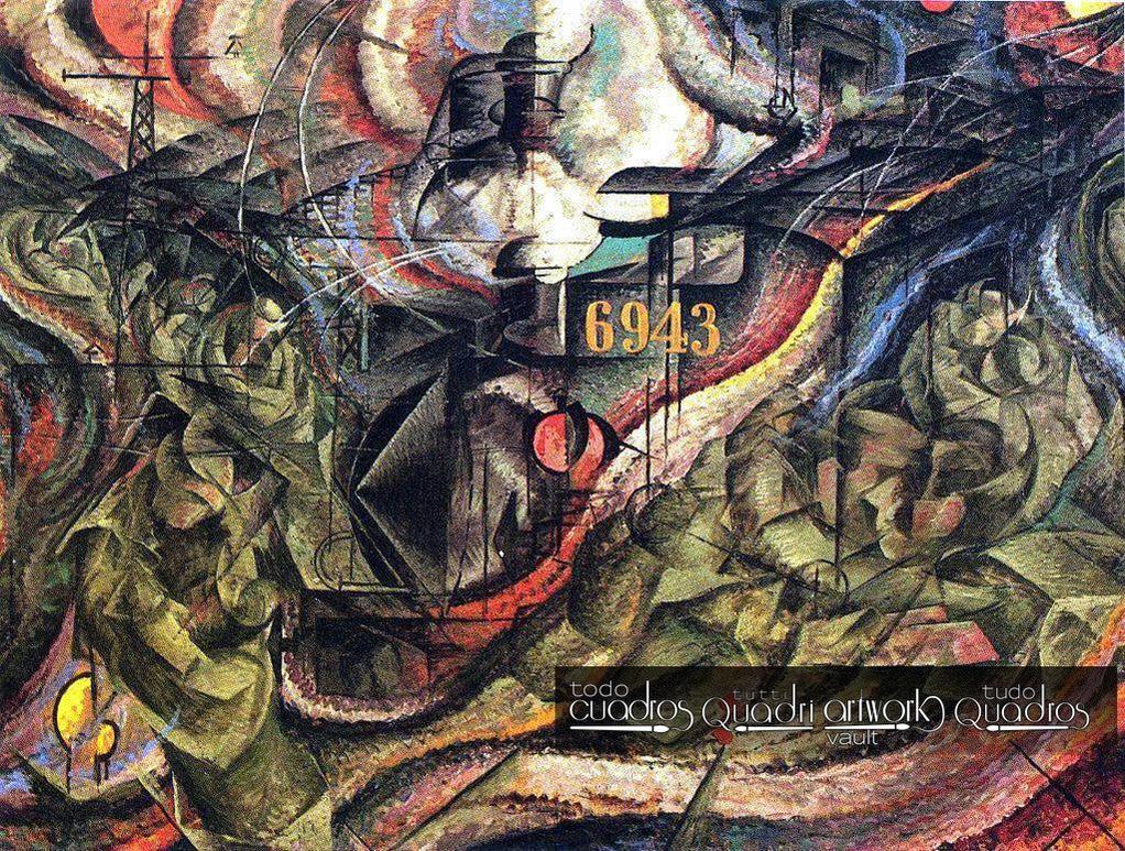 Estados de ánimo. Las despedidas, Boccioni (segunda tela)