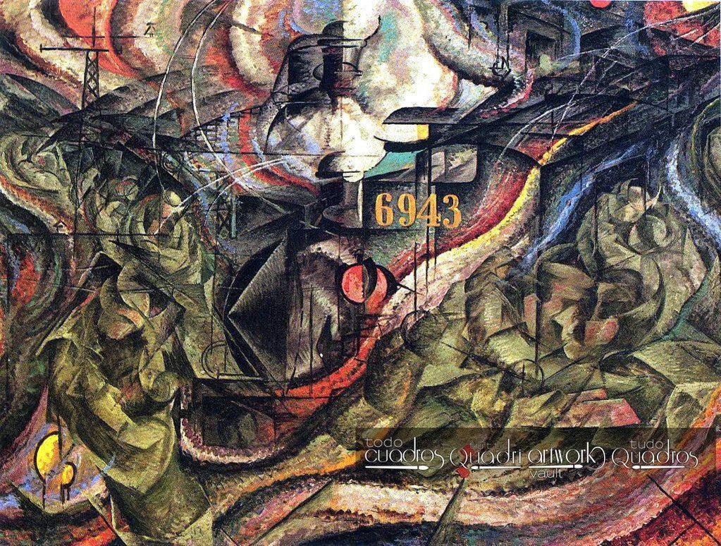 Estados de ánimo. Las despedidas, Boccioni (segunda tela)