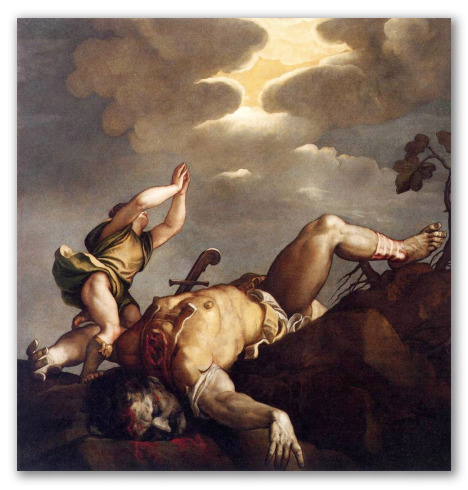 Obra "David y Goliat"
